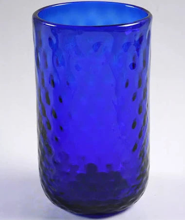 Blenko Cobalt Large Diamond Optic Tumbler
