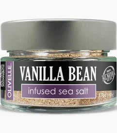 Olivelle Vanilla Bean Infused Sea Salt - 3.7 oz