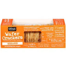 Olina's Sesame Wafer Crackers