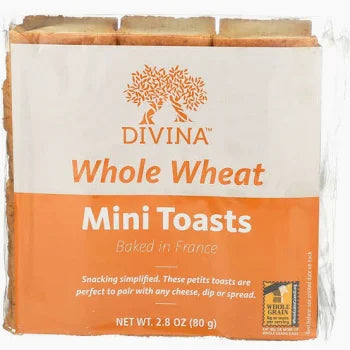 Divina Mini Toasts Wheat